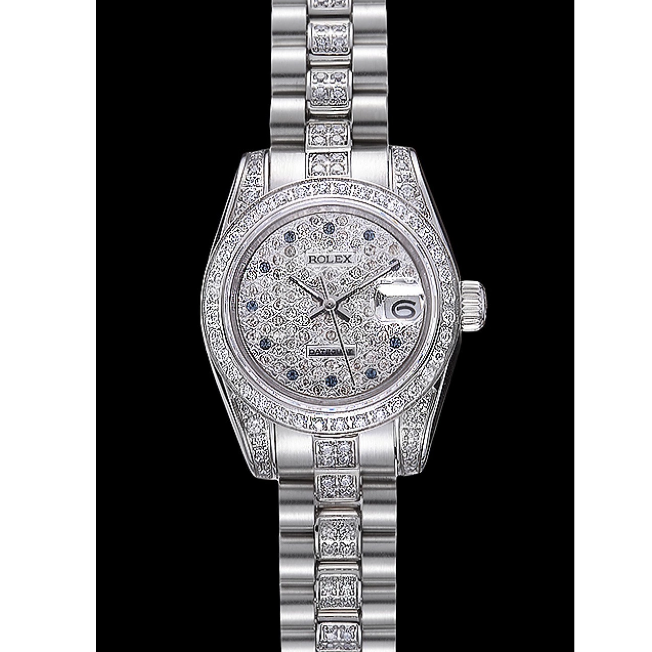 MiroTime 0721 Swiss Rolex DateJust Diamond Dial Stainless Steel 622021